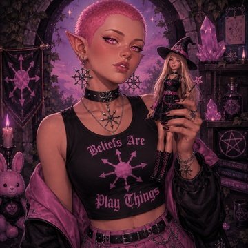 I decided to work on my album more. Happy with it now. It's about my Chaos Witchcraft. It's alt/indi…