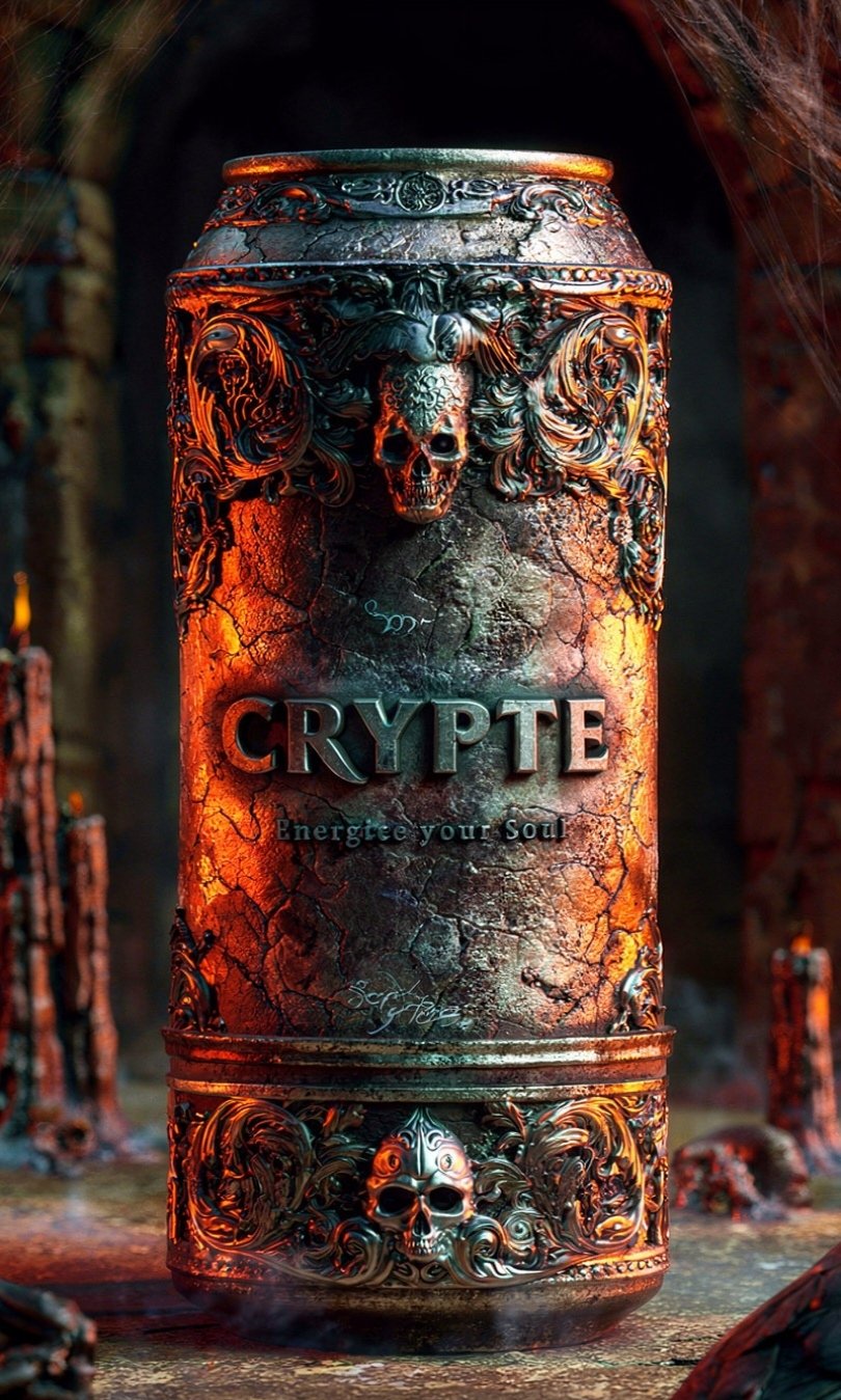 Let's see your can challenge By @GuruScorpion My can Crypte 🌒:"Energise your Soul "