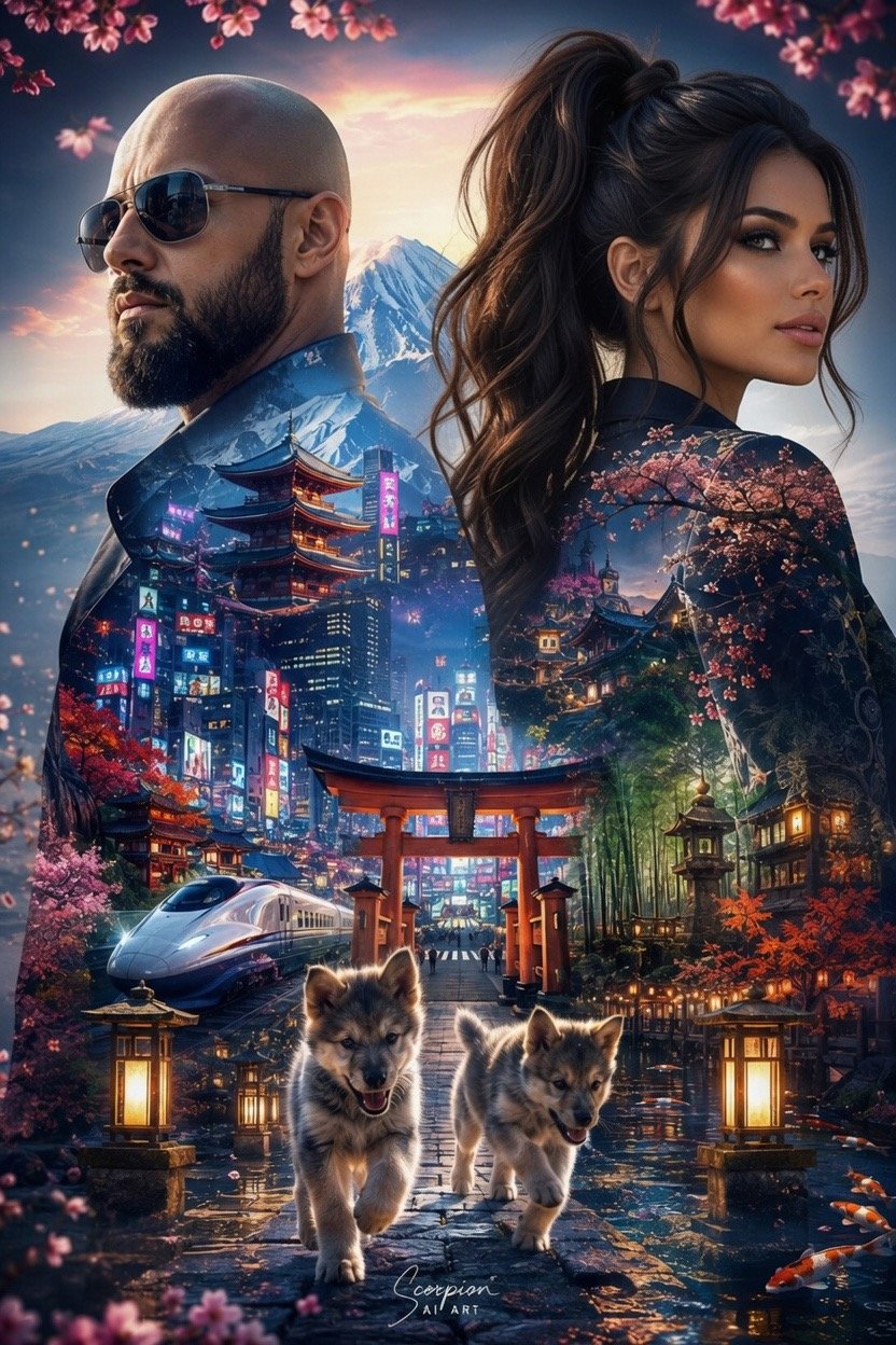 Day 9 — Japan 🇯🇵 #BucketList Challenge • Hosted by Scorpion Ai Art Day 9 opens like a paper lantern…