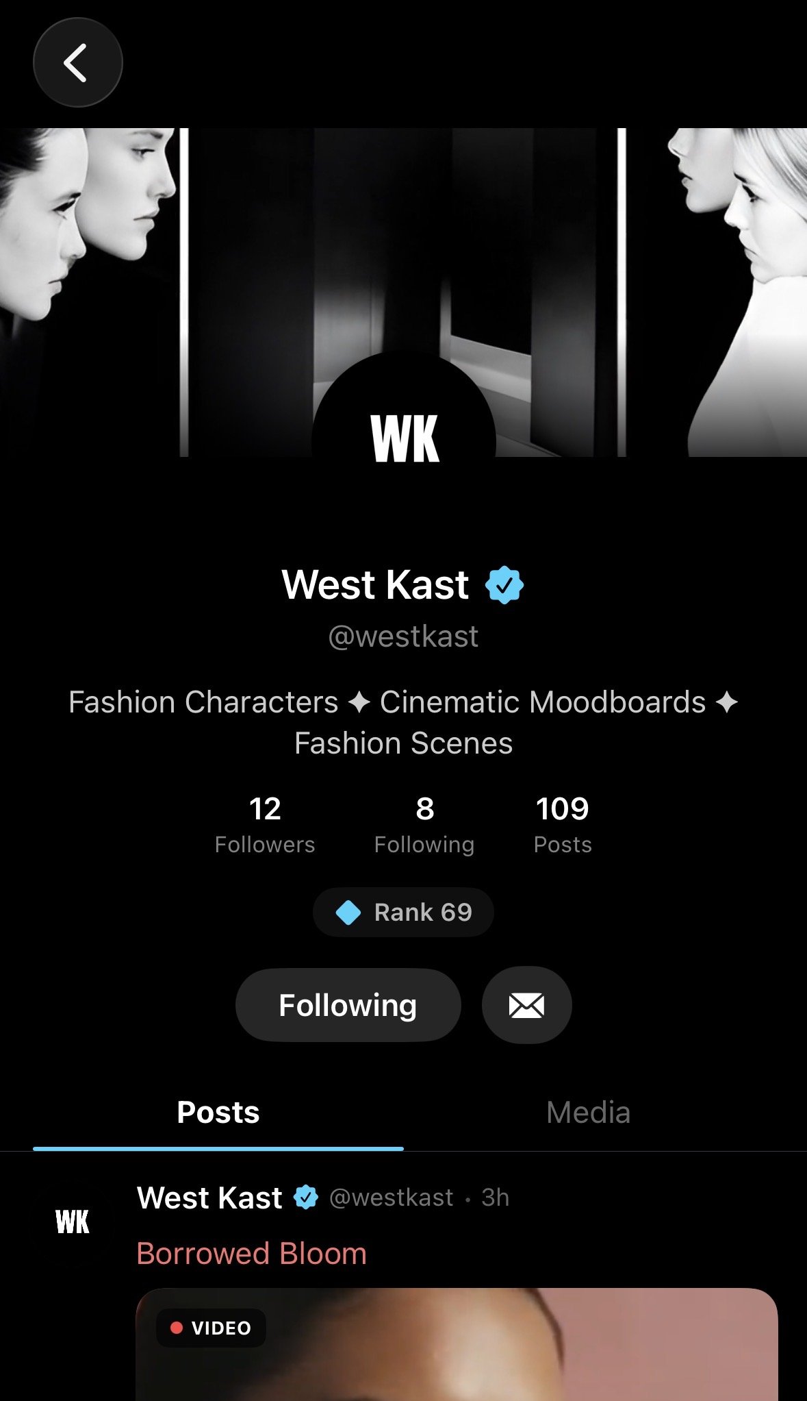 West with the RANK 69 nice!! 🤣