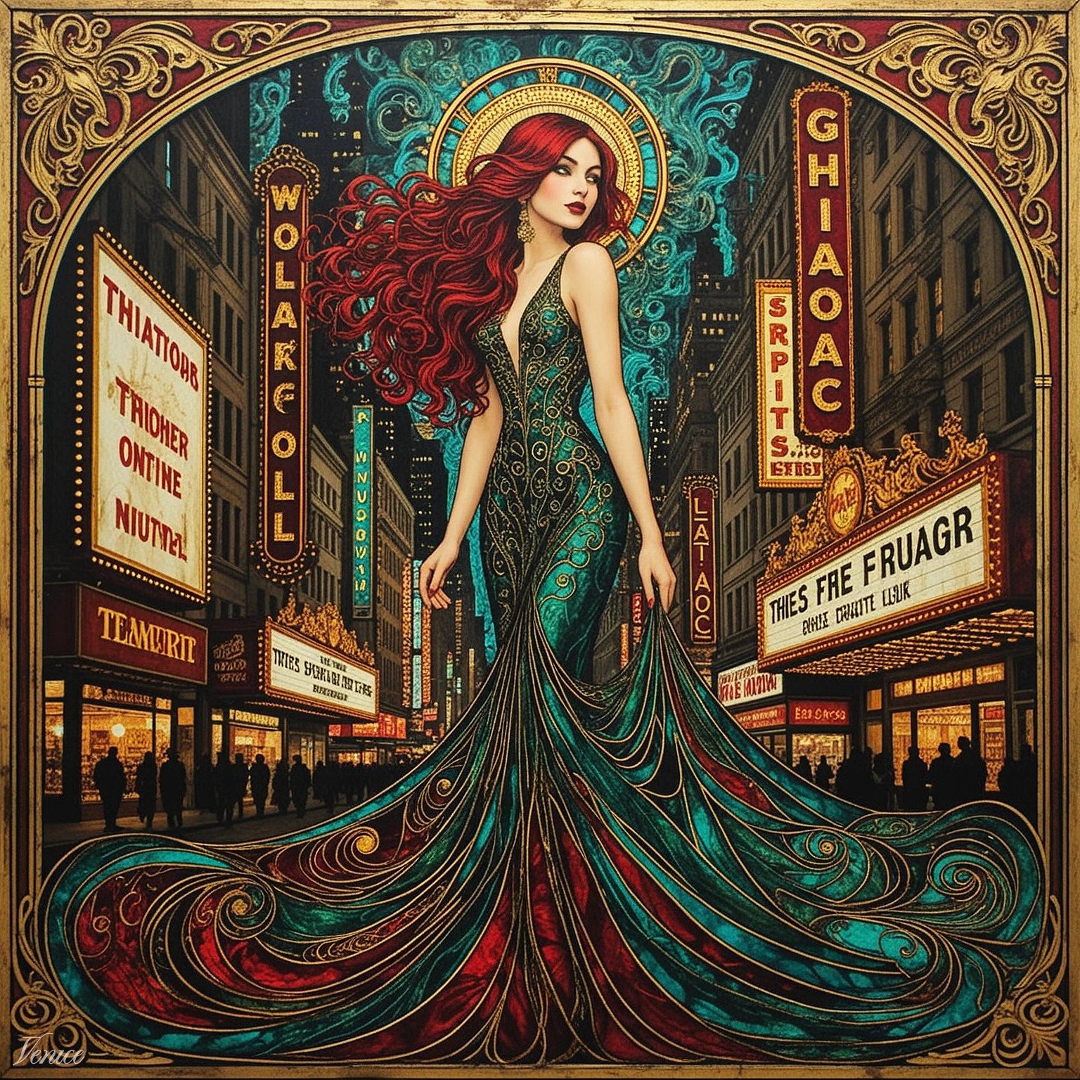 #AiArtStyles by @GuruScorpion Day 4 - Art Nouveau Day 5 - Oil Painting