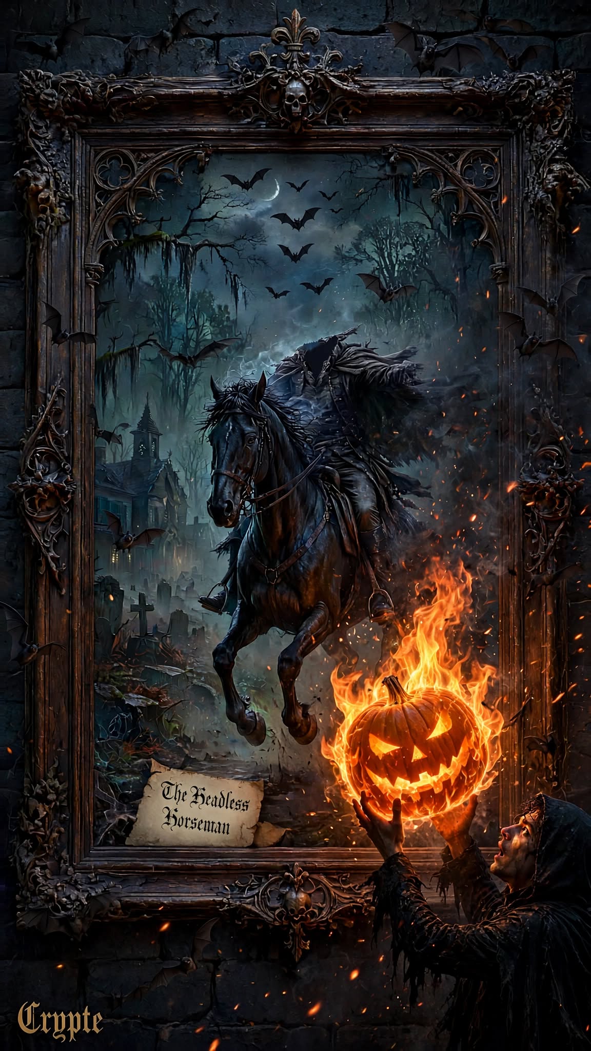 #OctoberLegends | Hosted by Scorpion AI Art🦂🫵💥😱 Day 1:The Headless Horseman