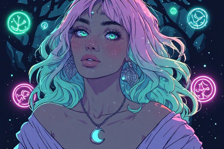 #dream #spark #jinx #neon #artists #hermia #illustration Beauty with neon