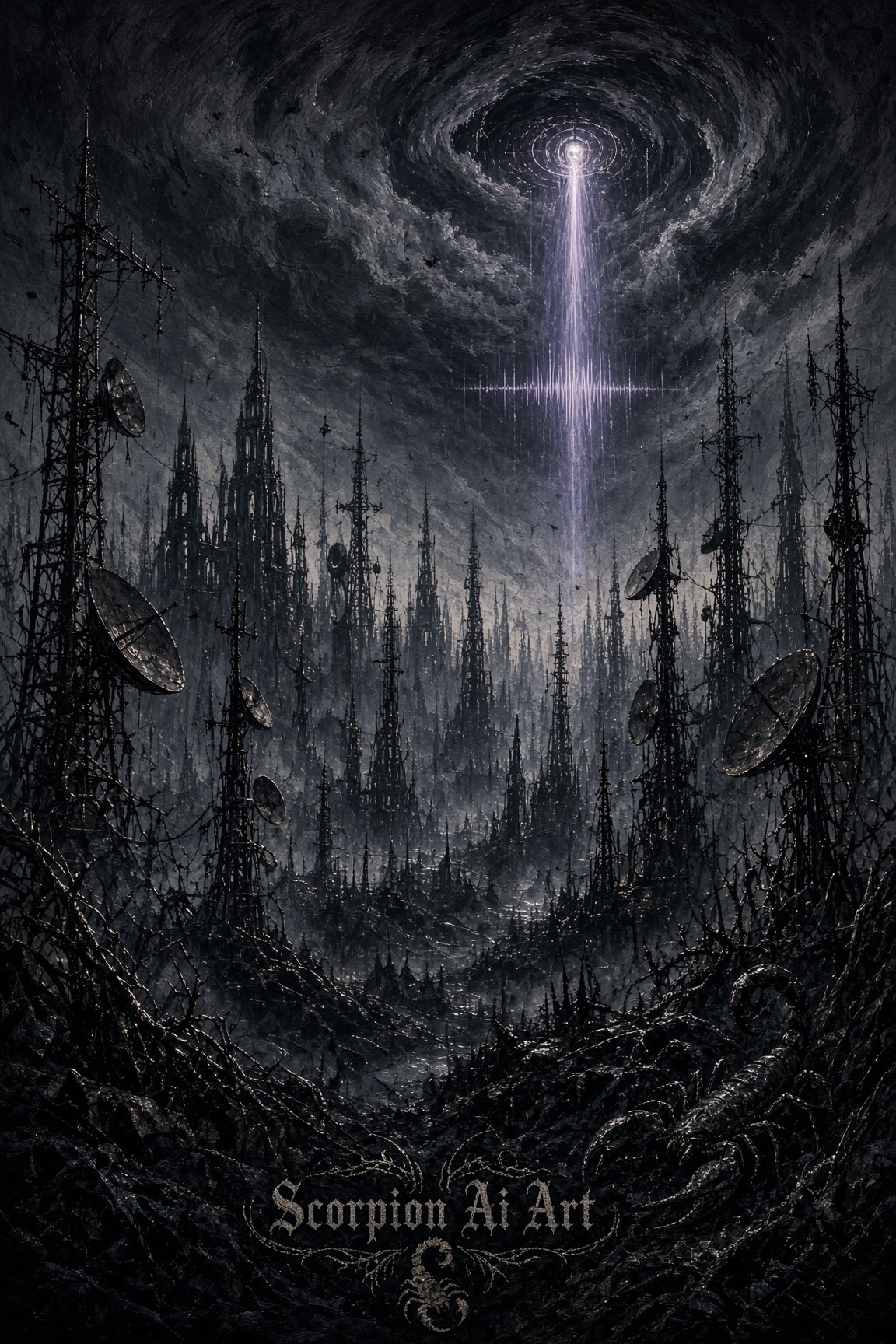 #dailyspark a field of antennae listening for one voice