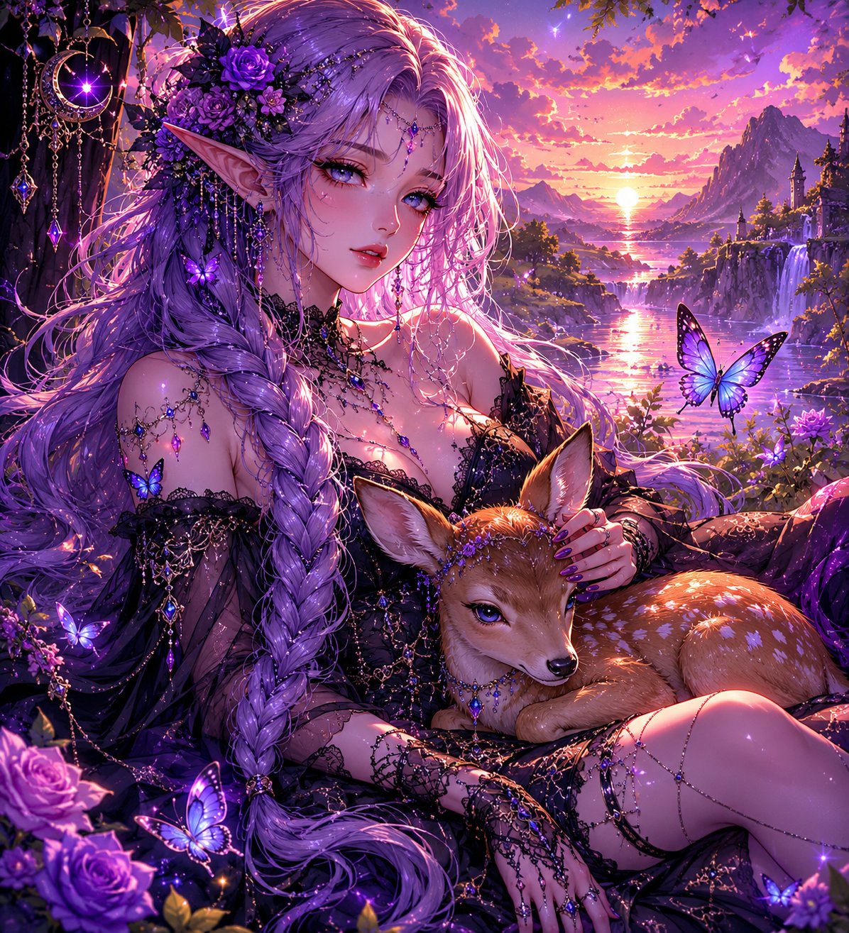 #SeasonofFirstBreath by @GuruScorpion Braided Goddess with Spirit Fawn