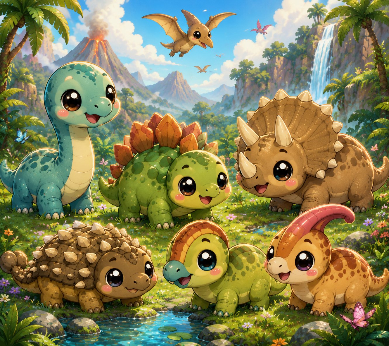 DinoWeek by @GuruScorpion Day 3:Giants of the Past: The Herbivore Herd. Sorry I think I might be a d…