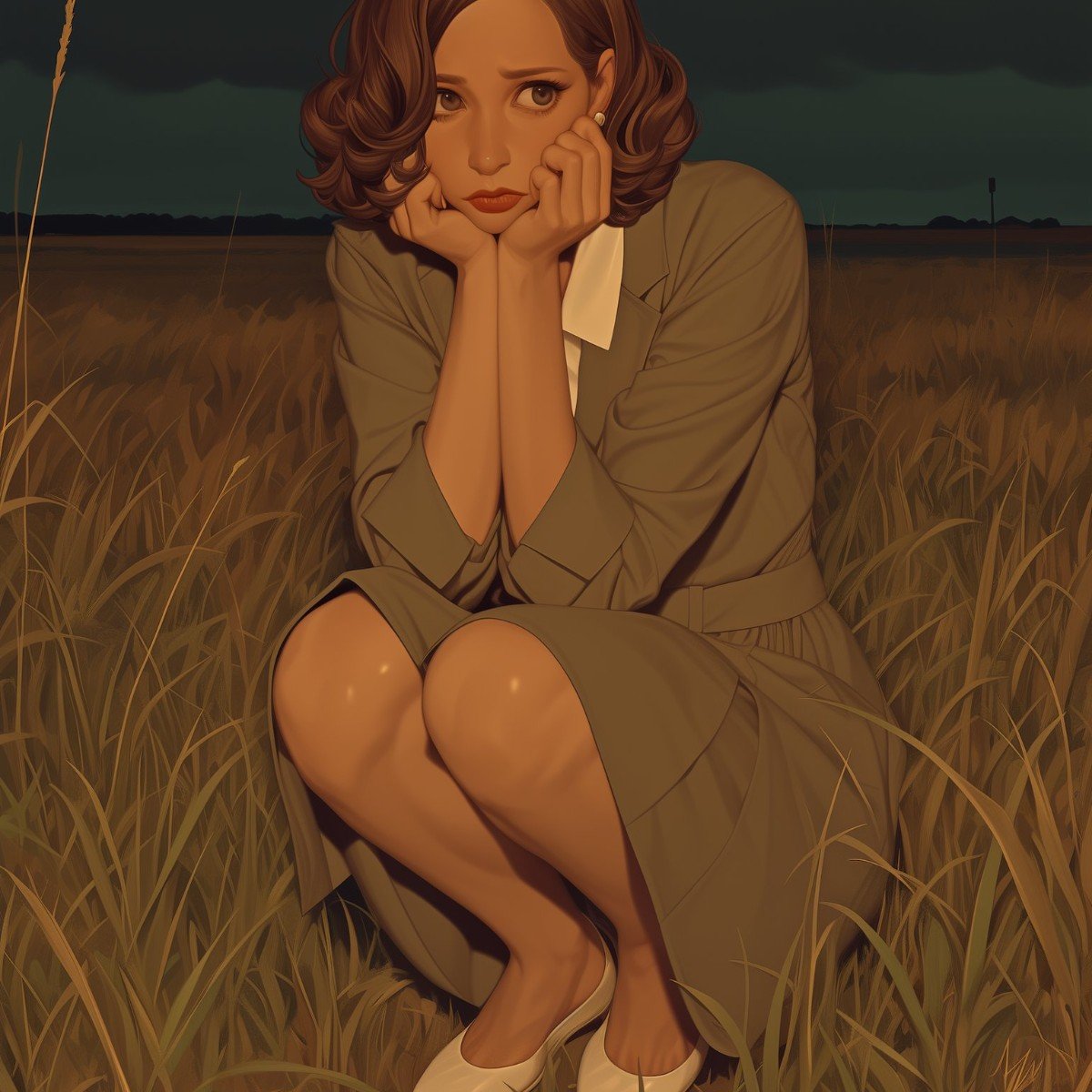Mourn the harvest. Muse the storm.