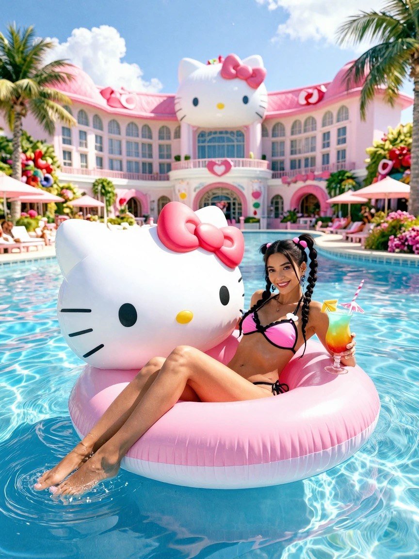 Day 12 Pool Float Paradise. πβοΈ Everyone Welcome to join in the Fun with your hosts @gigisaiart247 &β¦
