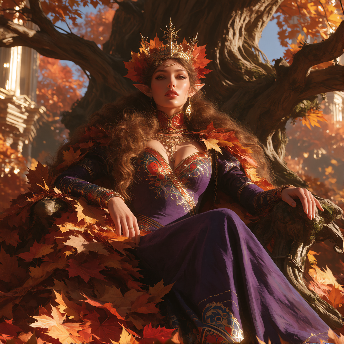 Autumn Queen #FallSeasonFashion by @GuruScorpion