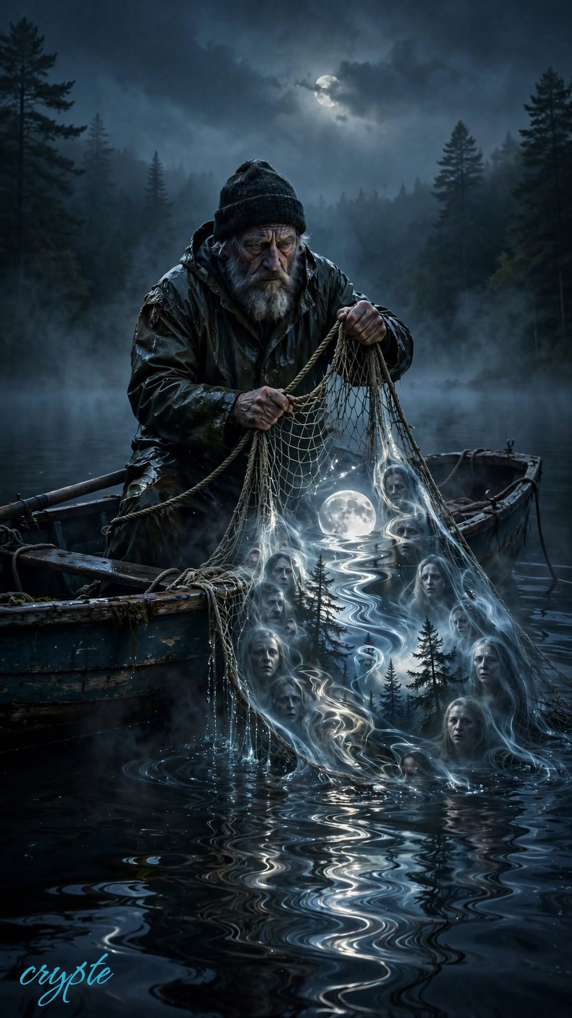 #dailyspark “the fisherman who catches only reflections”