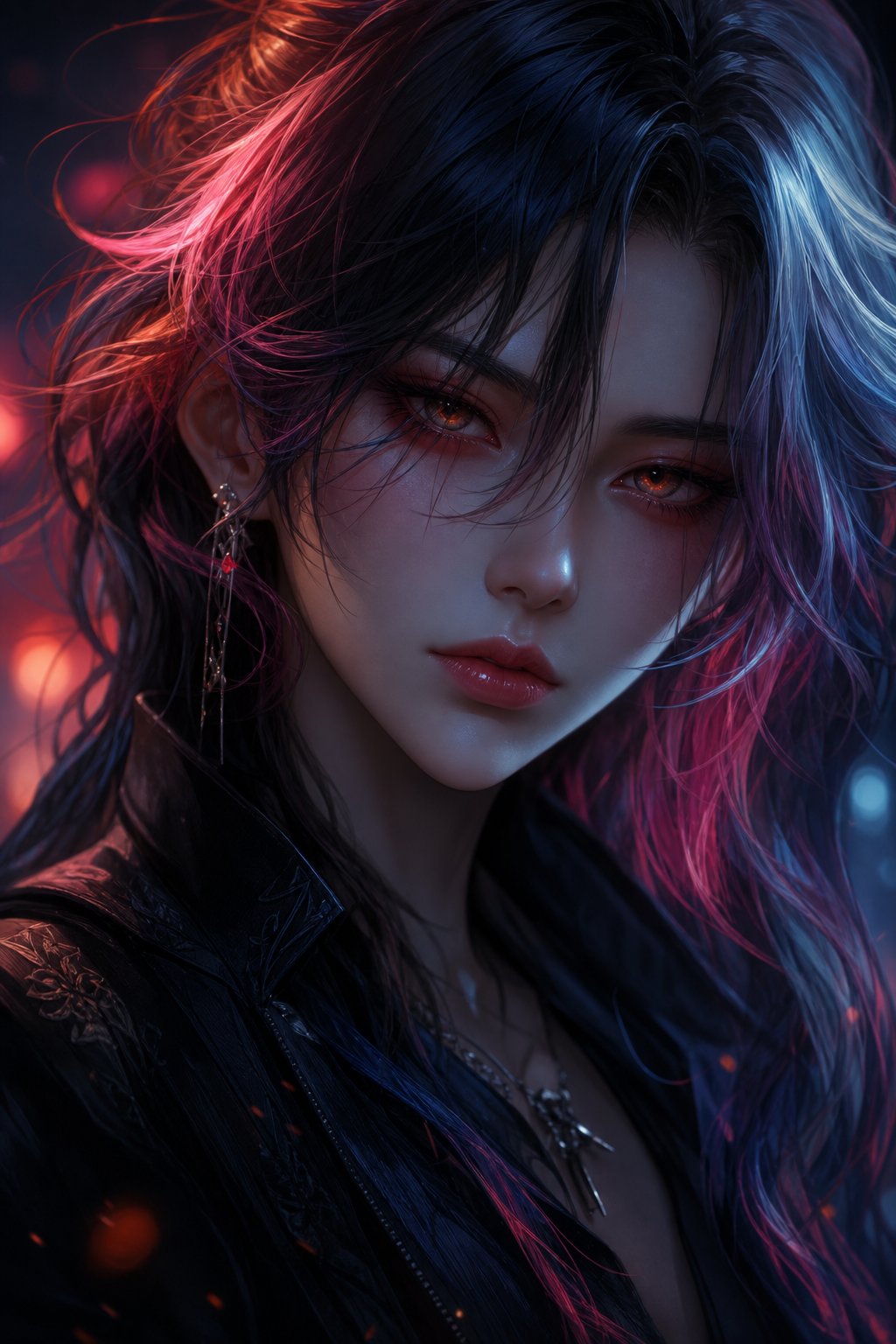ꜱᴜʟᴛʀʏ ɴᴏɪʀ, ᴅᴇɴɪᴍ ꜱʜᴀᴅᴏᴡꜱ ꜰɪᴇʀʏ ʀᴇꜰʟᴇᴄᴛɪᴏɴ .ִֶ