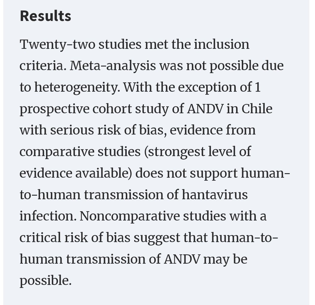 Once again! Enough with the Hantavirus hype! https://academic.oup.com/jid/article/226/8/1362/6369311
