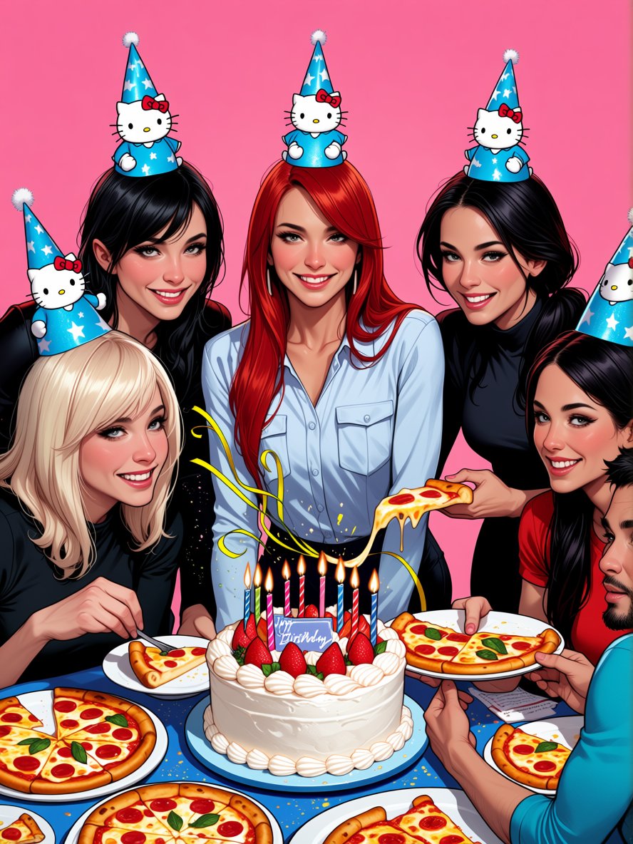 ✨ #CelebrateGigi — 5‑Day Birthday Challenge for @gigisaiart247 Hello Kitty Birthday Party The gang's…