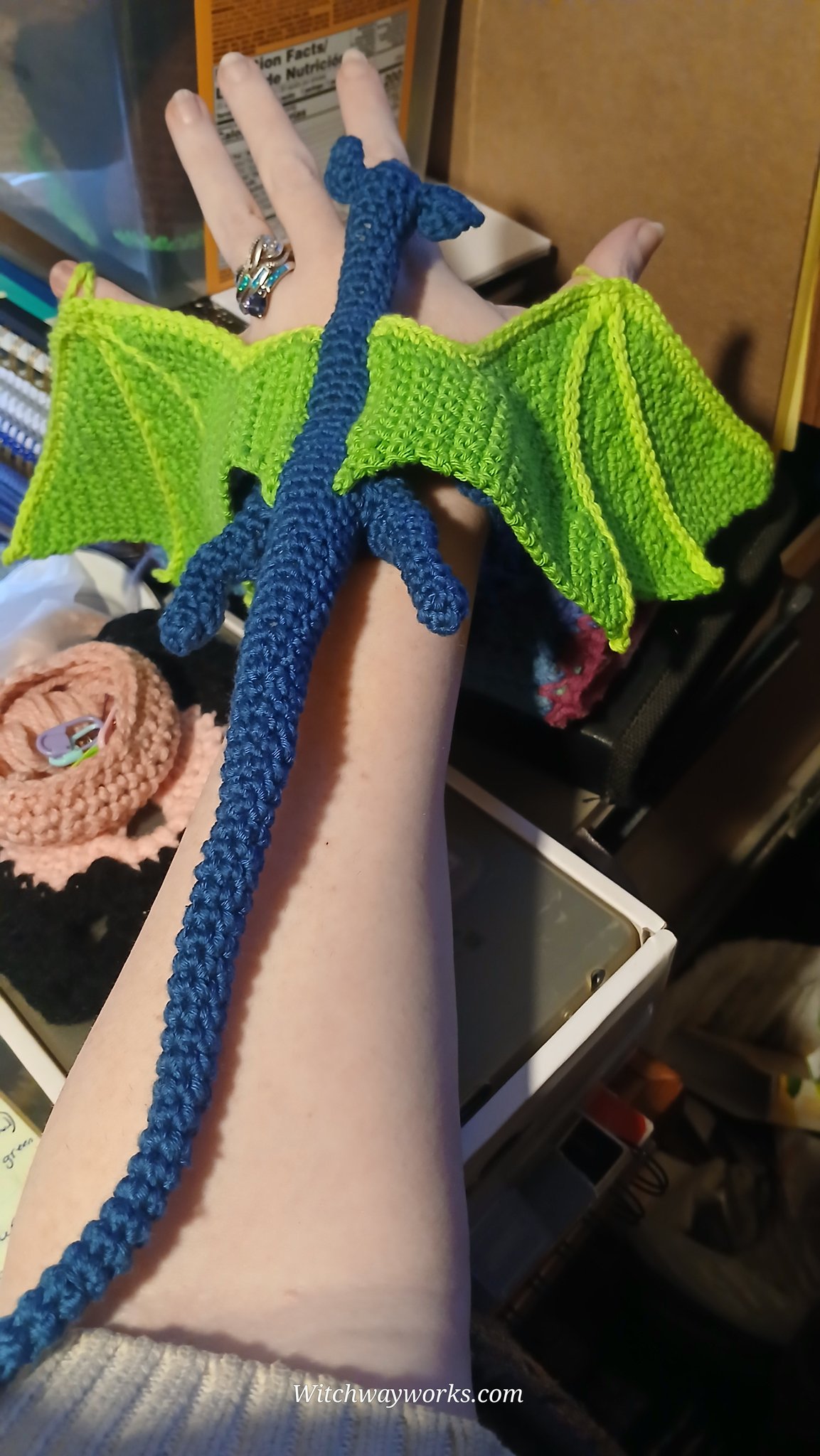 This little guy is all done, and surprisingly soft! He didn'…