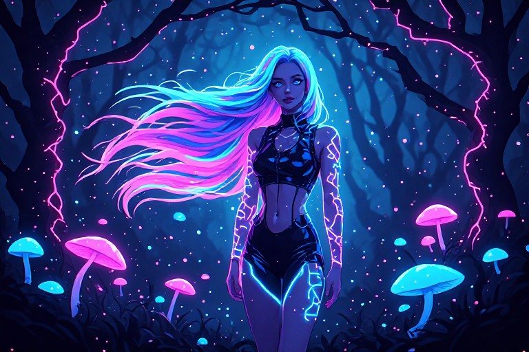 #dreams #neon #jinx #spark #hermia I love @Jinx style. Here are what i made to celebrate the same st…