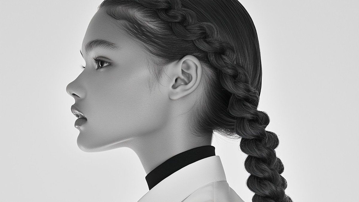 Braid the restraint. Defy the gaze.