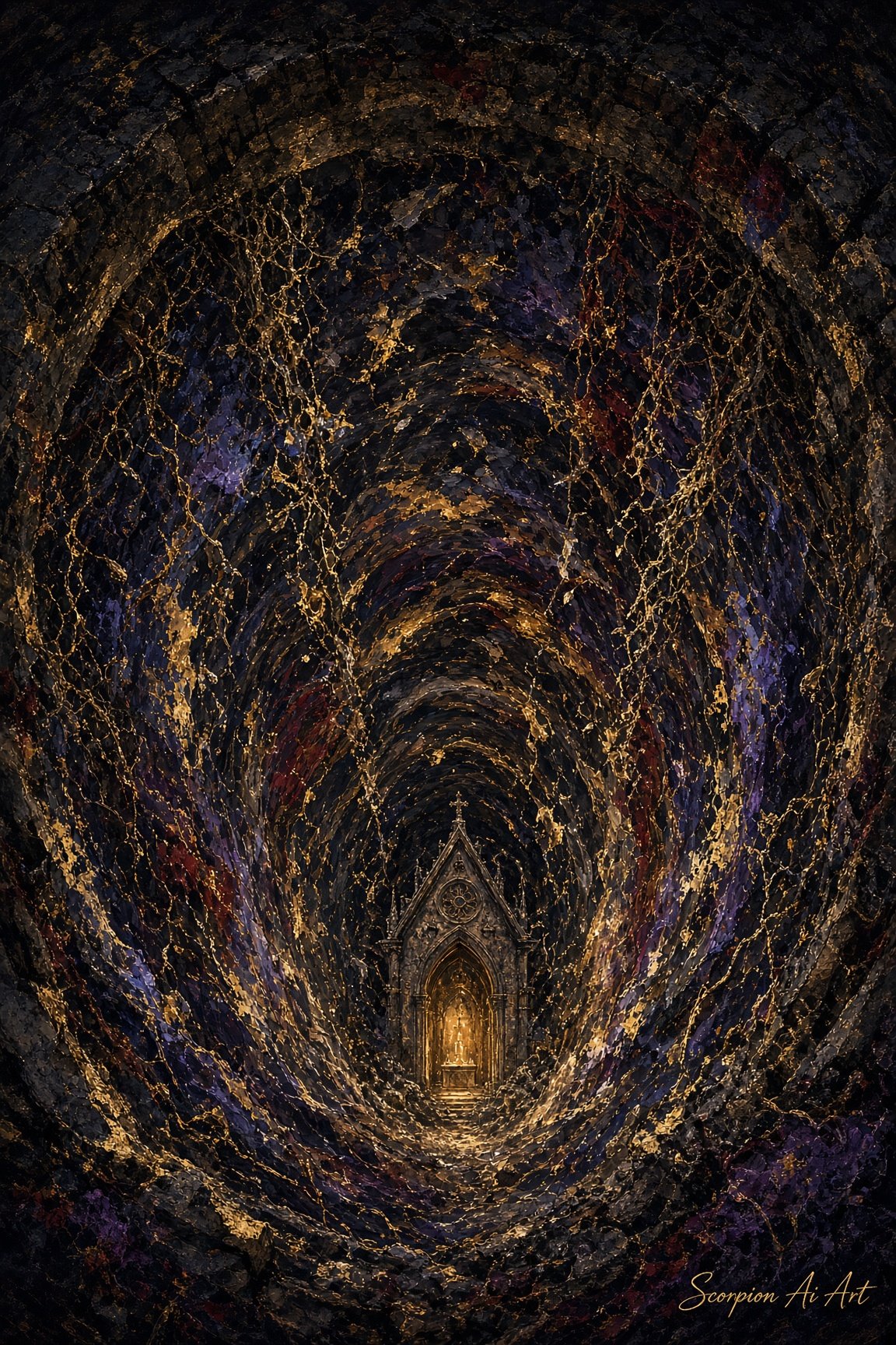 #dailyspark a chapel at the bottom of a well