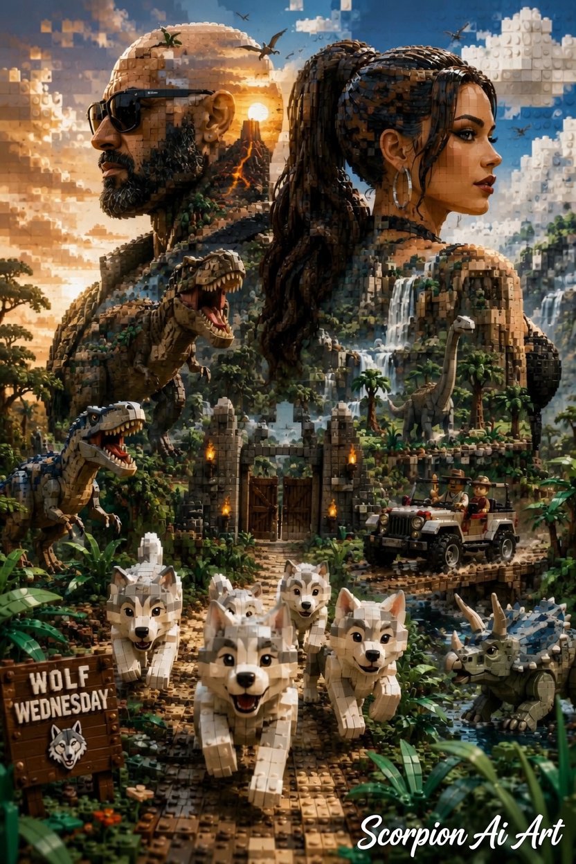 #DinoWeek #wolfwednesday #whimsical #Lego