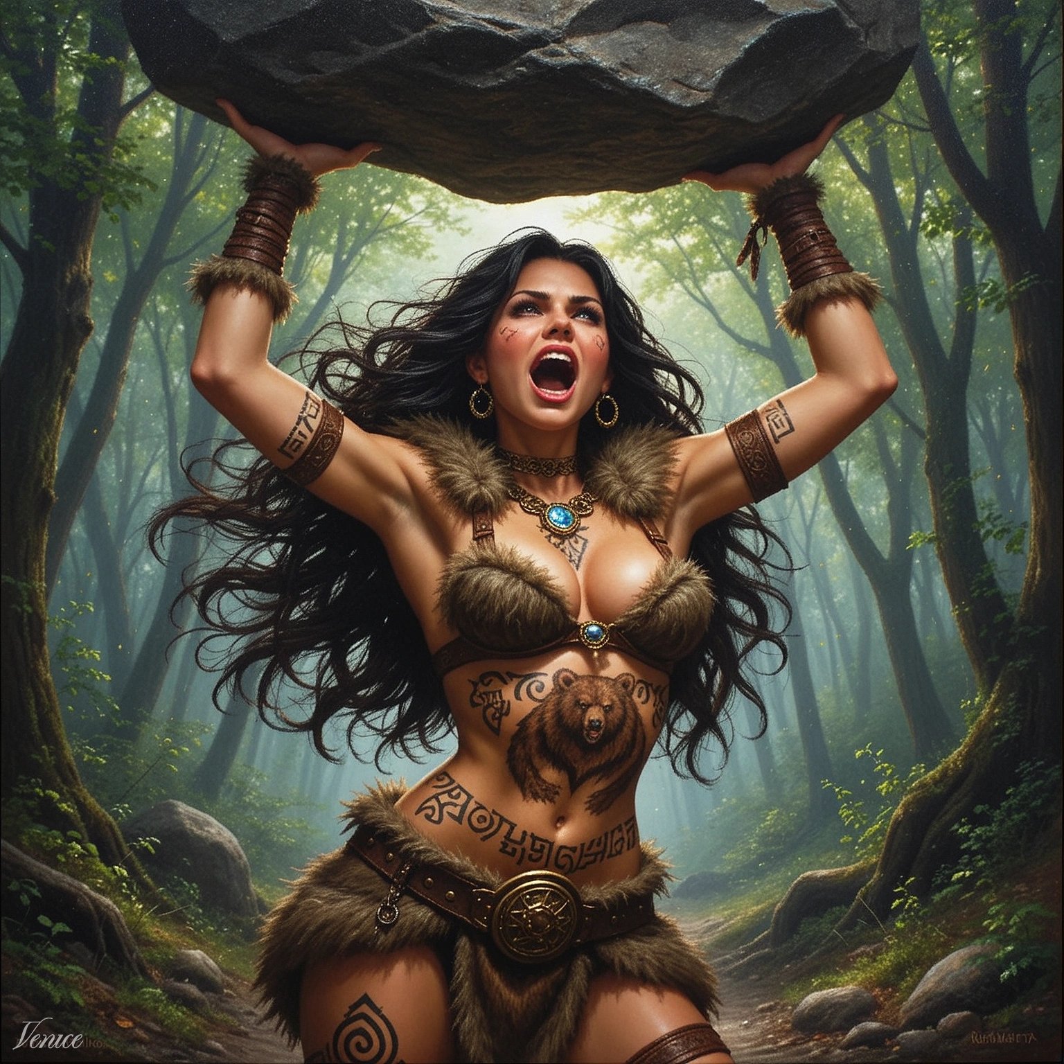 #seasonoffirstbreath by @GuruScorpion Bear Spirit of Strength