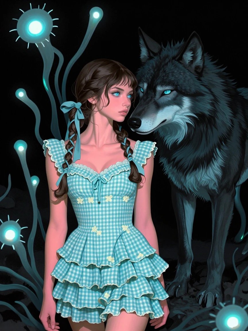 What a fun prompt 🩵 🐺