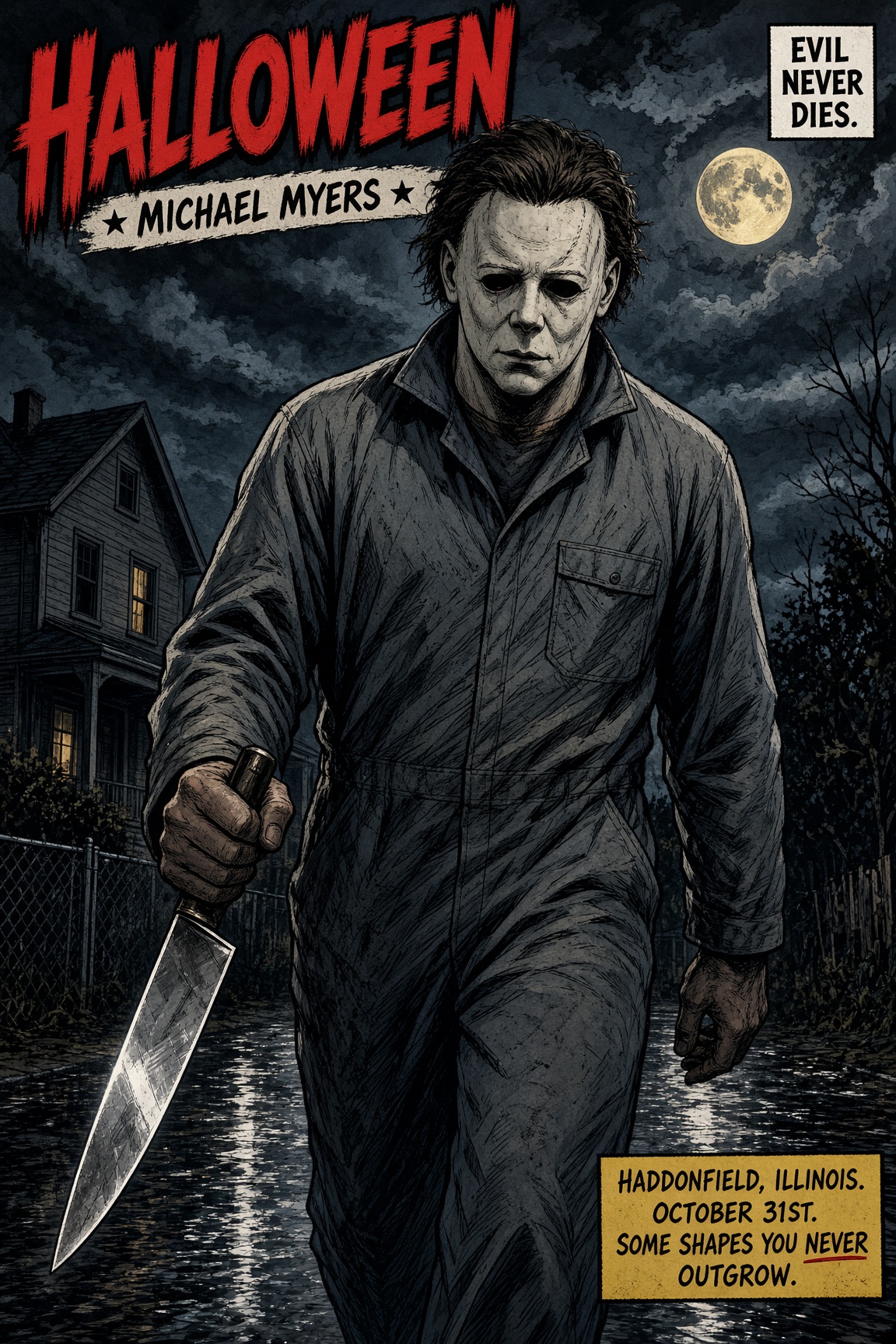 #7DaysOfHorrorVillains - 02 - Michael Myers