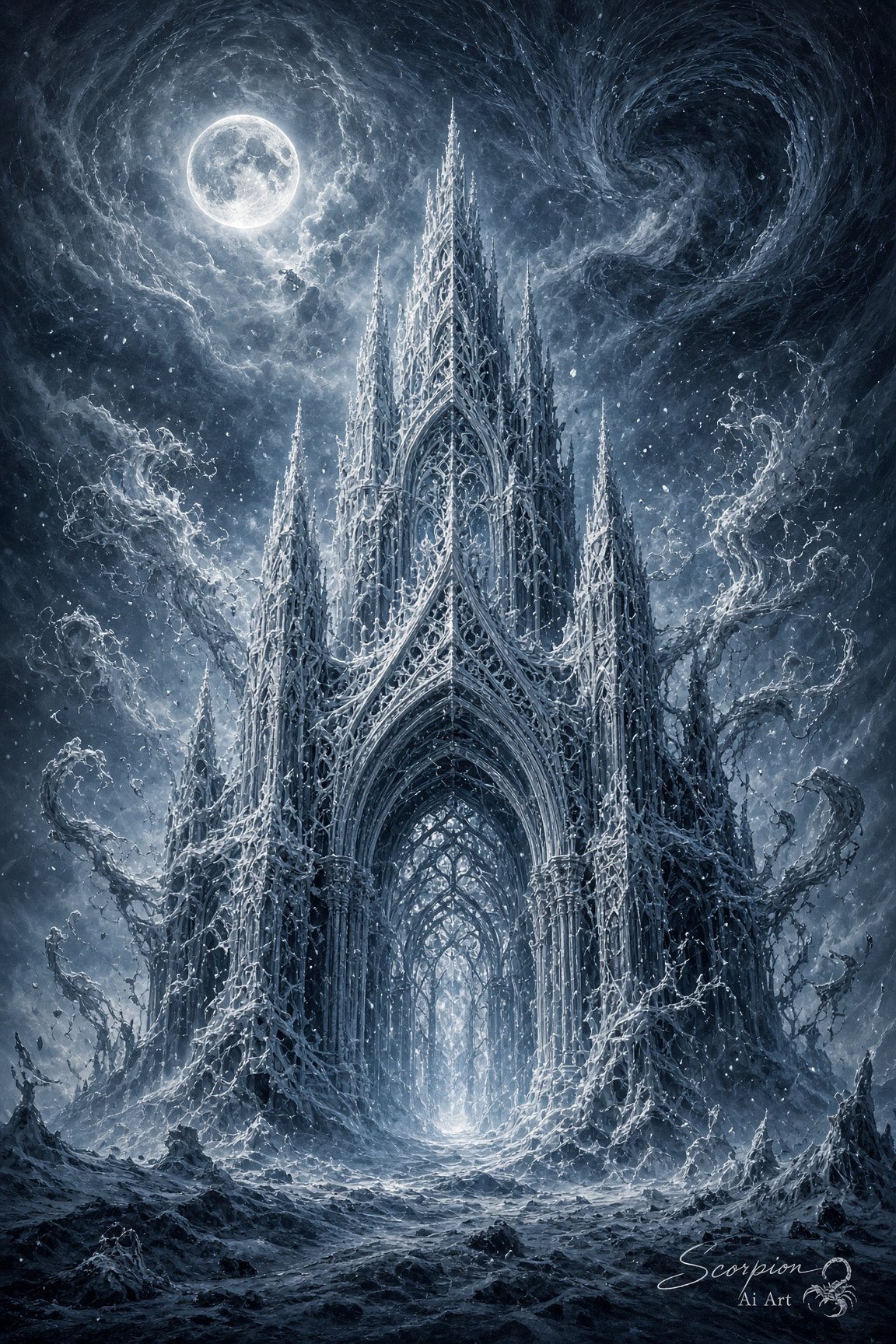 #dailyspark a cathedral of snow that never lands
