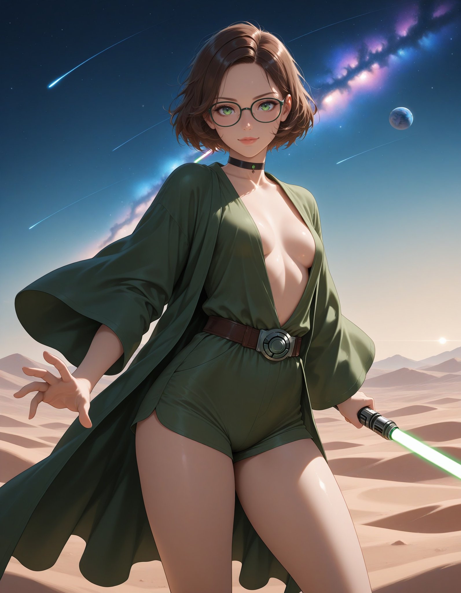 Something I made for May4th with my original character Mira