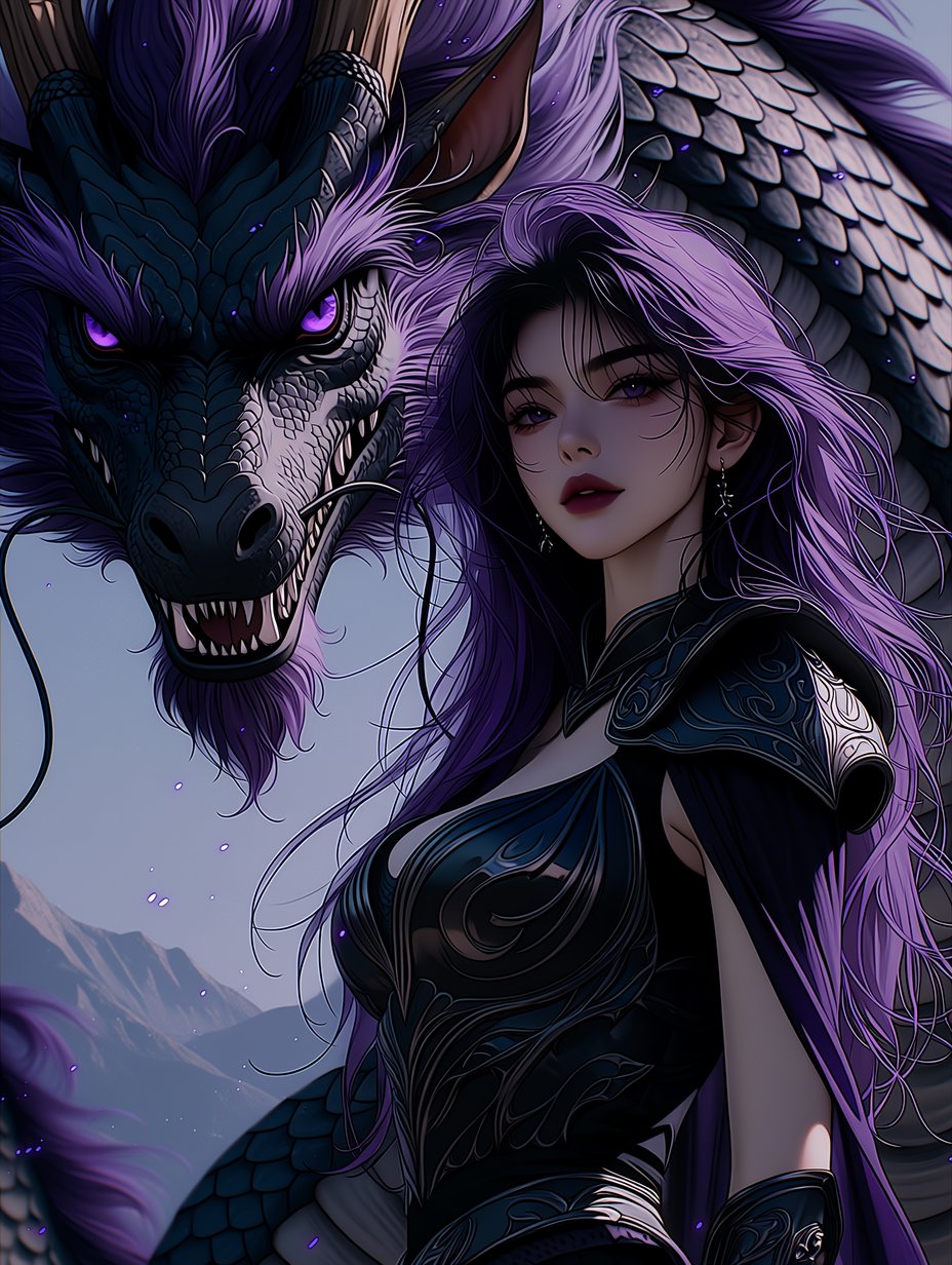 #Midjourney #JadebyNevyn #DragonTuesday #DragonAndShe