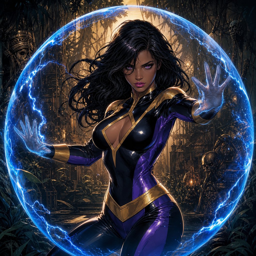Hybrid Character - Susan Storm [Fantastic Four] and Violet Parr [The Incredibles]