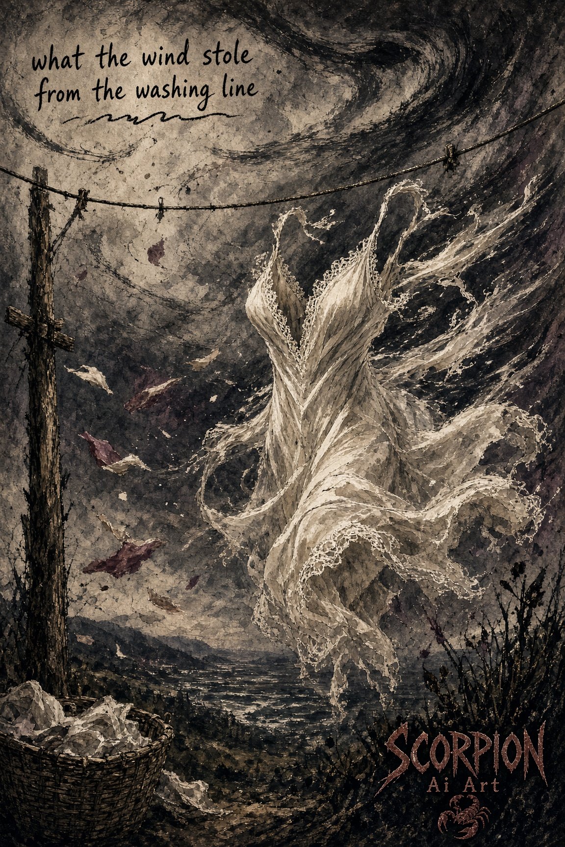 #dailyspark what the wind stole from the washing line