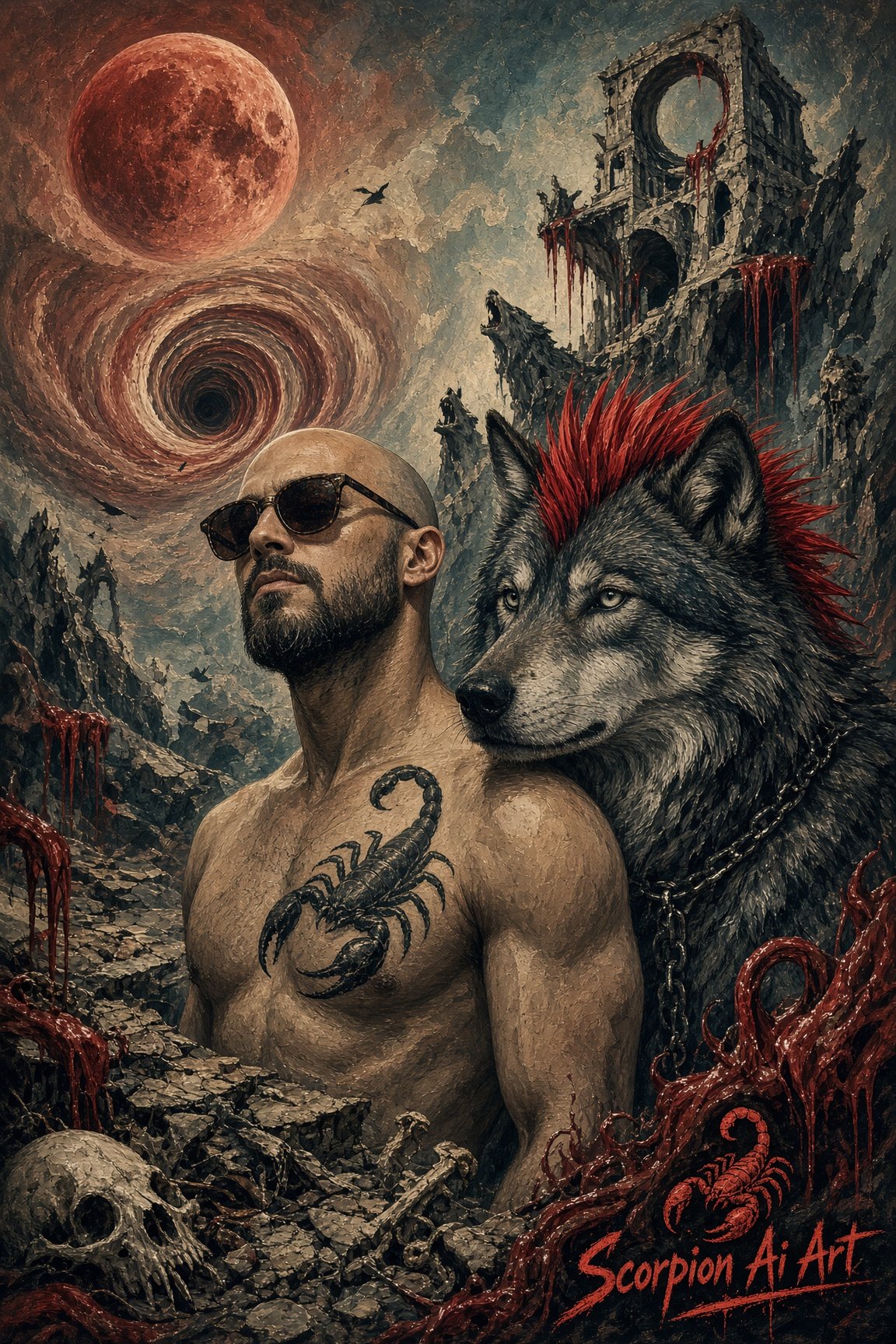 Day 3 Surreal DreamCore #wolfwednesday #aiartstyles2 I don’t make wolves much anymore. I make for a…