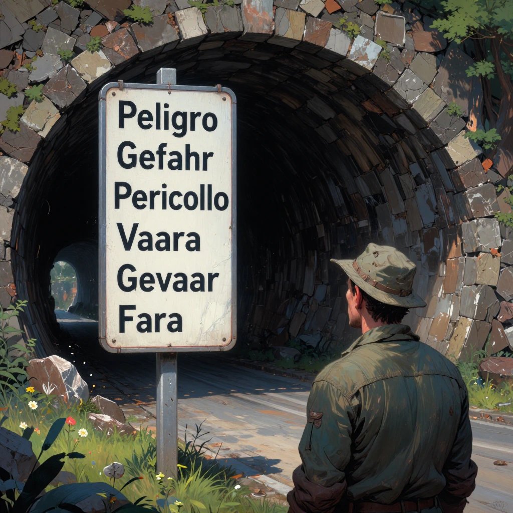#KeepTheGlitch by @AiMachete Day 5 - Mistranslation That sign won't stop me, I can't read any of it!…