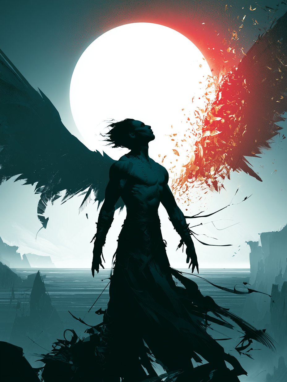 #AI2WchRound3 by @cyberpopdreams 02 – Theme: Icarus: Interpr…