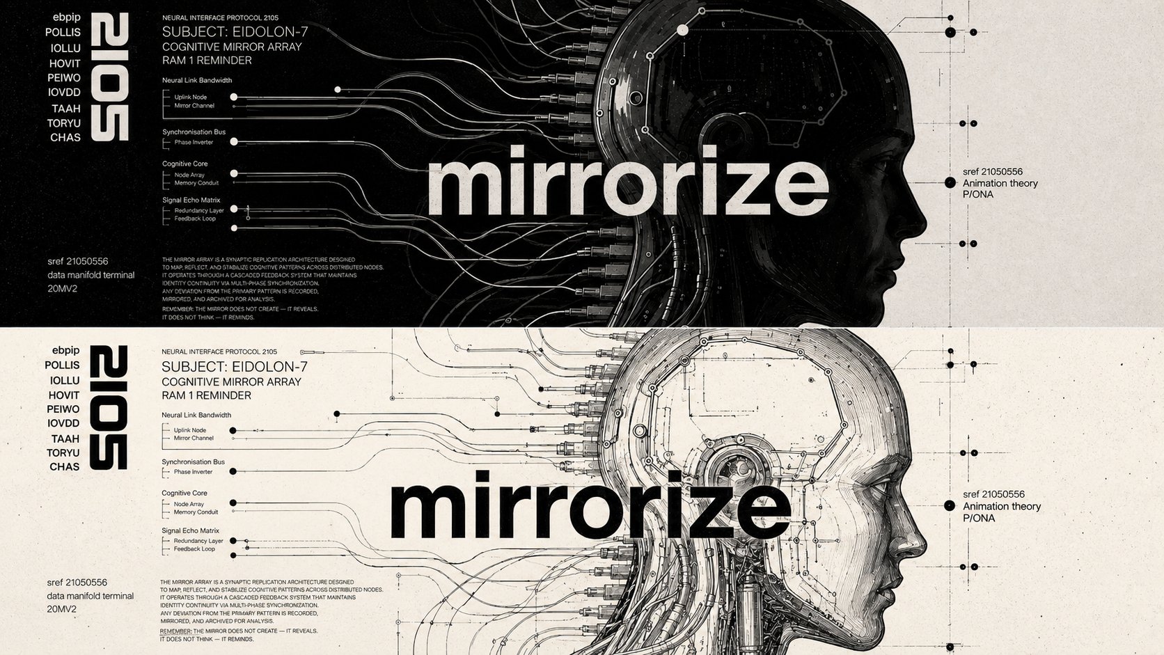 Test 02 Model - Mirrorize v4 X GPT Image 2 #art #monochrome #experimental #mirrorize #gpt #gptimaget…