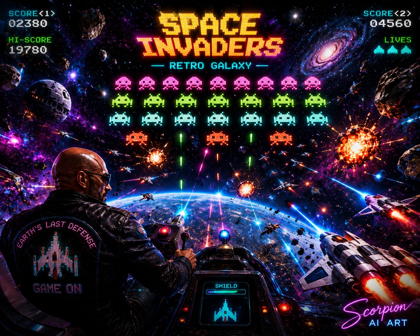 #14DayGamingChallenge by Day 8 - Space Invaders