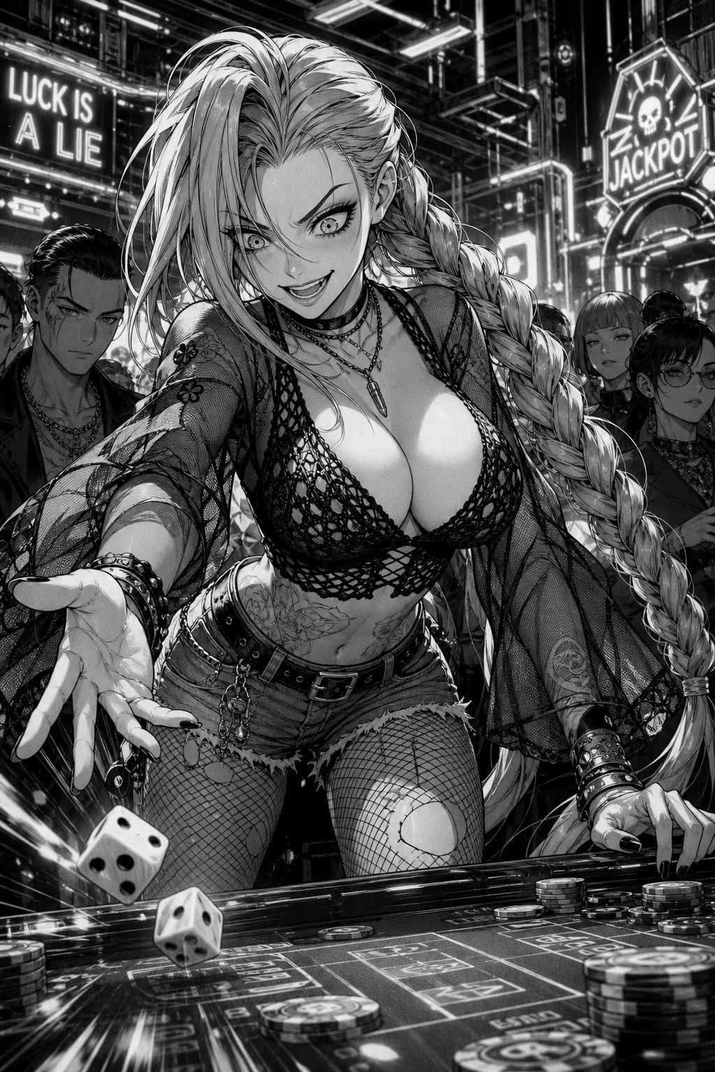 Monochrome Beauty @GuruScorpion Jinx at the Tables