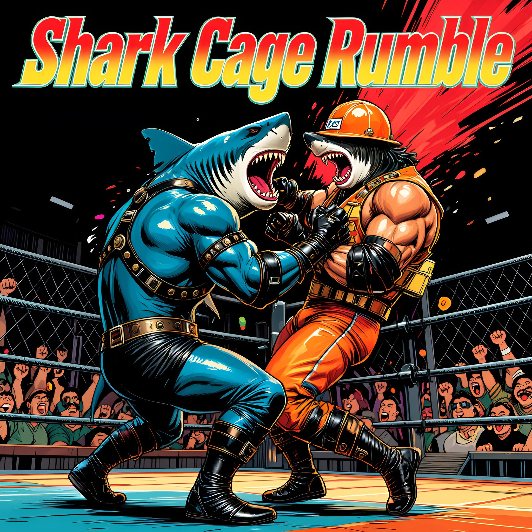#Sharkweek by @GuruScorpion Shark Cage Adventure It's Big Bruce vs The Sledgehammer! Who takes home…