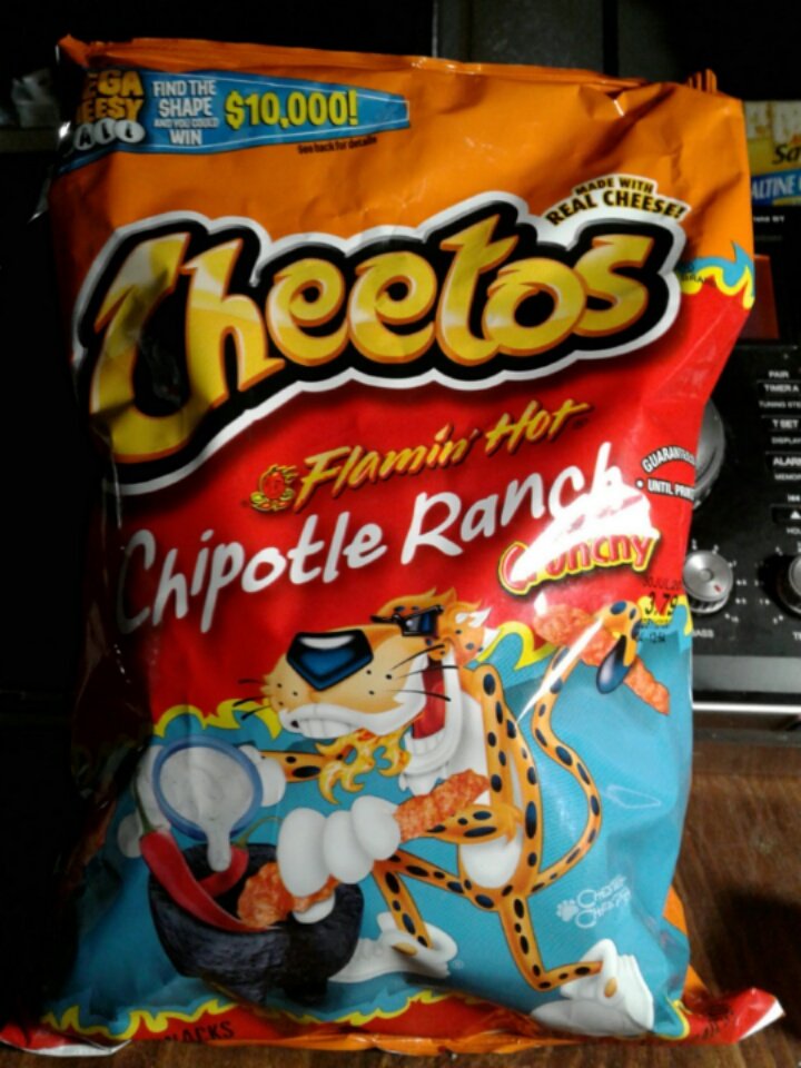 If anyone is curious about my fave Cheetos variety. It's the discontinued Flamin' Hot Chipotle Ranch…