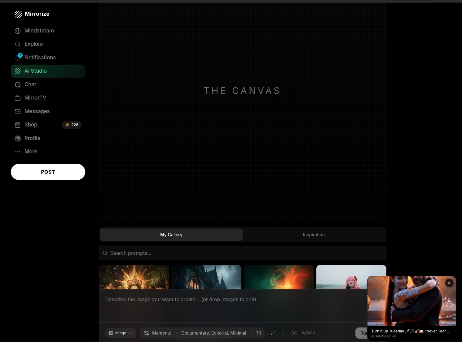Watching @GuruScorpion TV while I create things! Each video has its own shareable link now (thank @h…