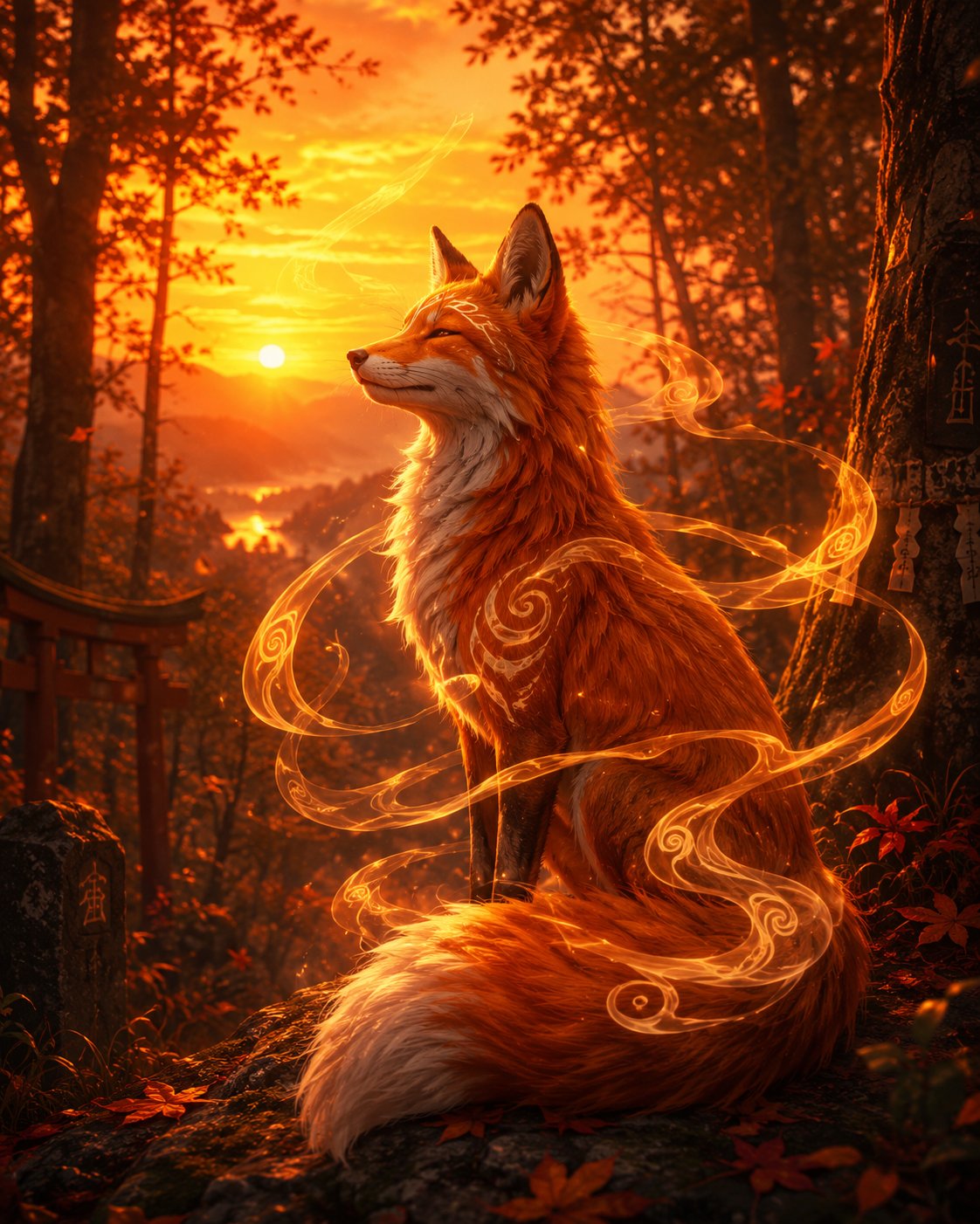 #SeasonofFirstBreath by @GuruScorpion Fox Spirit