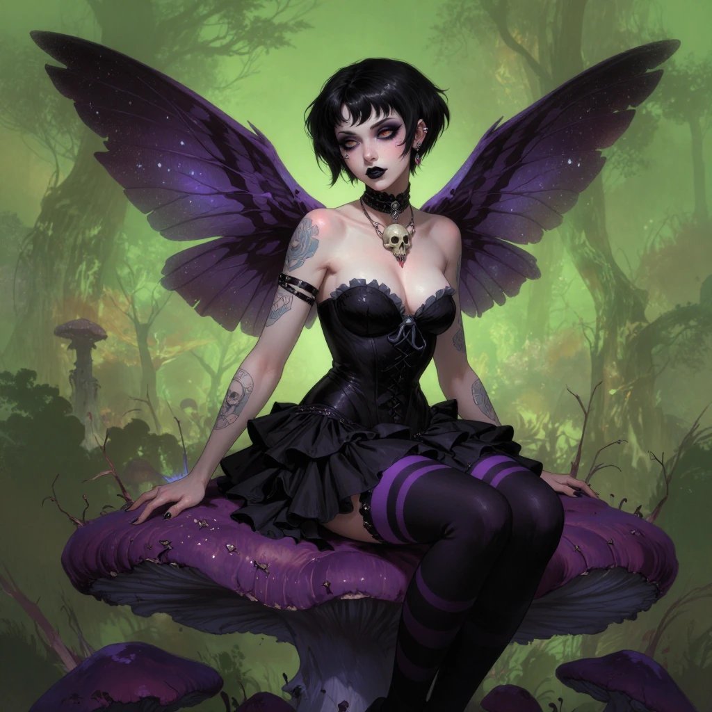 Gothic Fairy / Plum / Mushroom #SepJedAi26