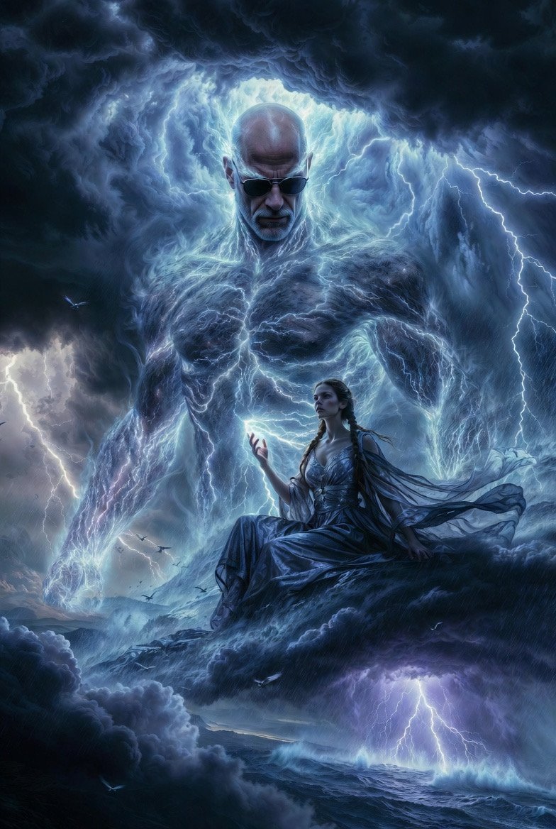 #mythsandlegends #aiart #aiartcommunity All welcome to join Day 18 Storm Giant Sovereign