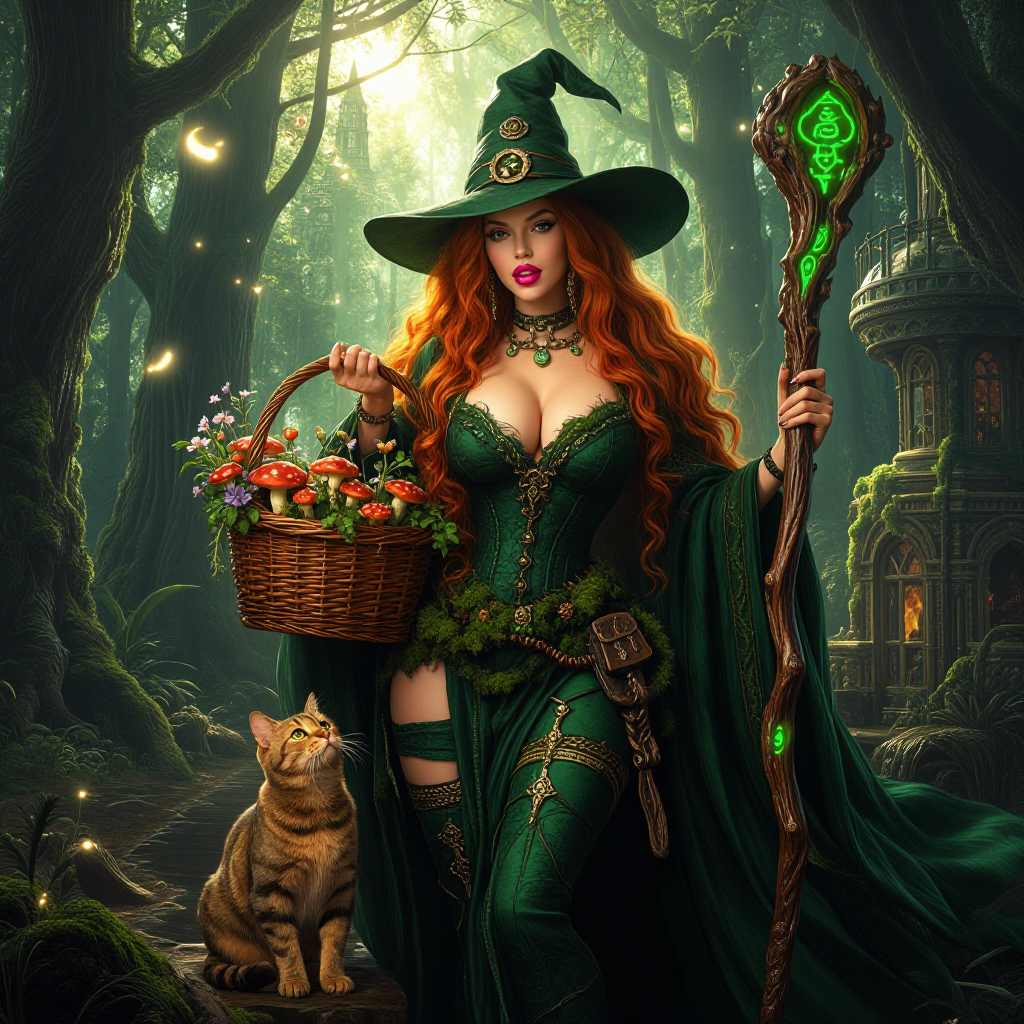 #OctoberLegends by @GuruScorpion Forest Witch