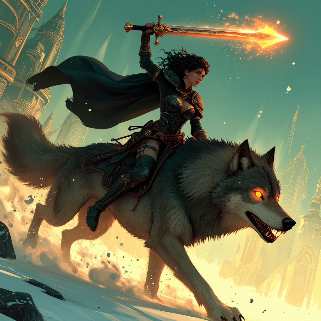 #OctoberLegends by @GuruScorpion Dire Wolf #WolfWednesday