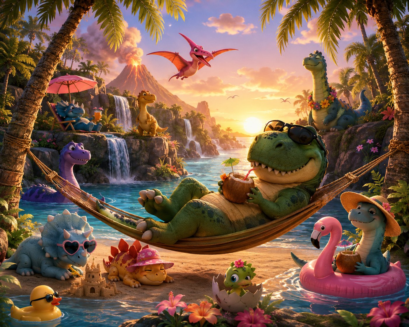#DinoWeek @GuruScorpion — Day 7: DINO PARADISE