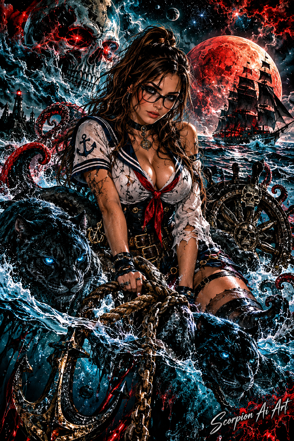 Sailor/Ocean/Cosmos #3words challenge by @harvy1969