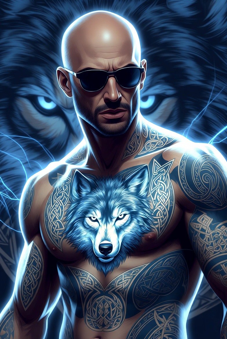#uniquetattoo “Celtic Wolf”