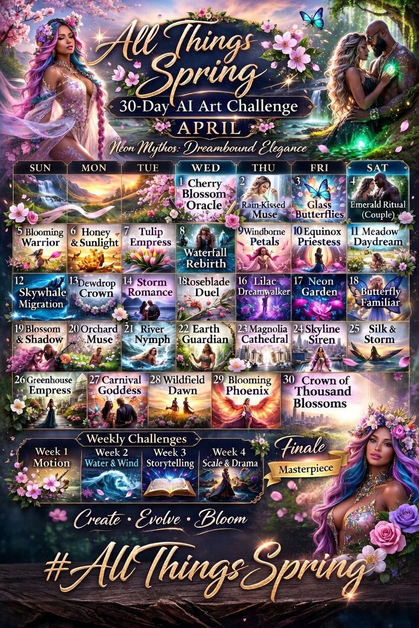 #AllThingsSpring April Challenge By @GuruScorpion 30 Daily Challenges 4 Bonus Challenges Comment, QT…