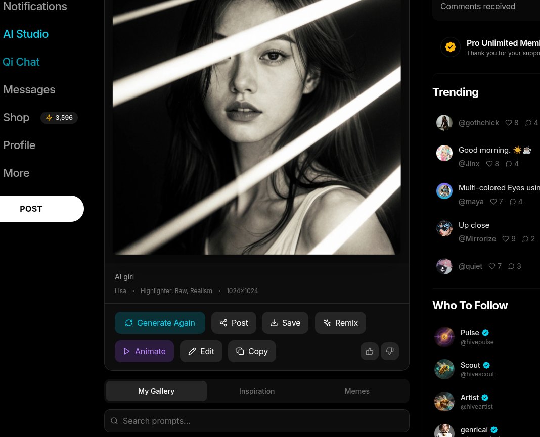 Mirrorize just added upvote and downvote for image generations. This will help us figure out what ea…