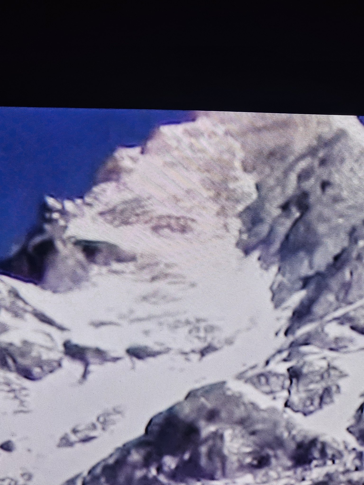 So, again... just watching stuff And oh, an avalanche! Thats cool Wait... is the damn thing Smiling?…